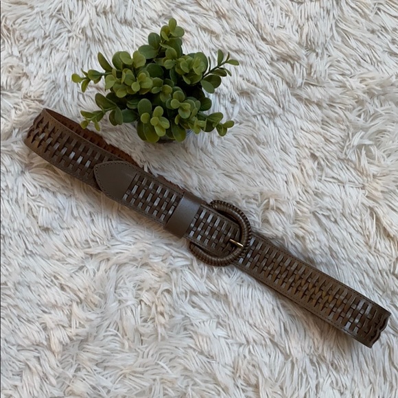 Loft Woven Belt 💗 Dark Taupe - Picture 2 of 11
